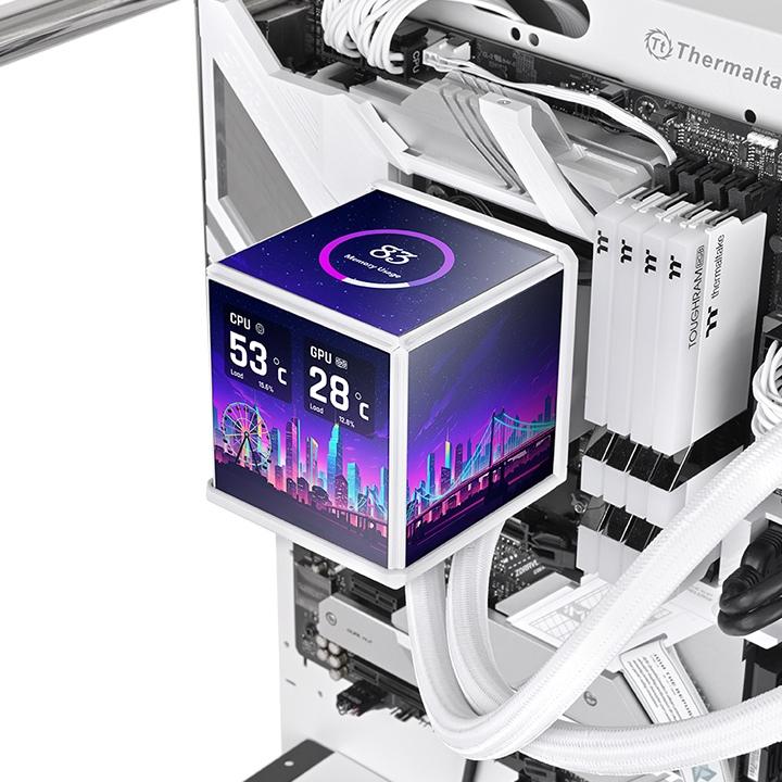 Actual product image Thermaltake MINECUBE 360 Ultra AIO ARGB Fan white (120 mm, 3x)