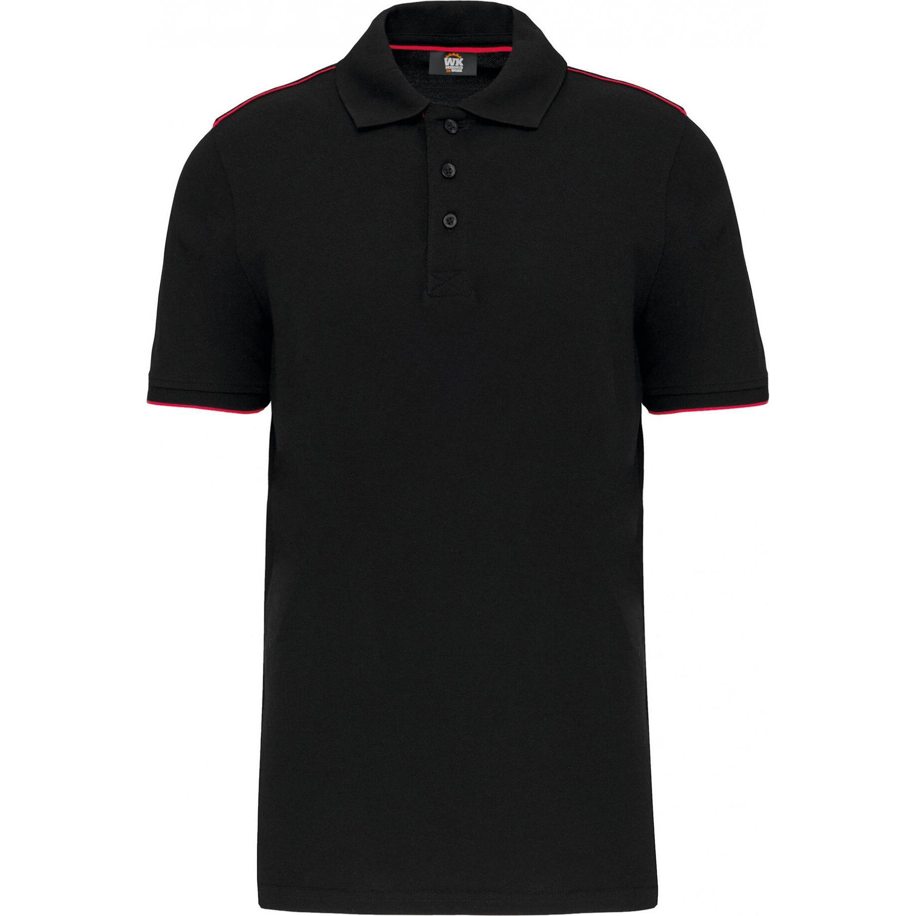 Kariban, Herren, Shirt, DayToDay, Rot, Schwarz, (S)