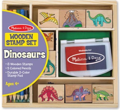 Image du produit Melissa & Doug Jeu de timbres Dinosaure