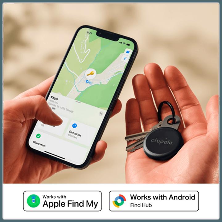 Immagine prodotto Chipolo LOOP Schwarz 8-Pack (Android, Apple, iOS)