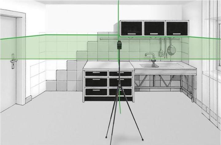 Actual product image Laserliner SpiderStand 150 cm, Accessory type: Tripod