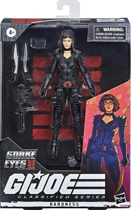 Image du produit Hasbro G.I. Joe Classified Series Snake Eyes : G.I. Joe Origins Baroness Figurine, Jouet Premium, sp
