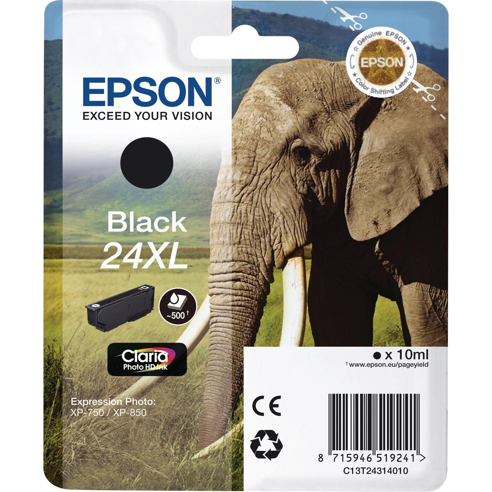 Epson, Druckerpatrone, 24XL Claria Photo HD (BK)