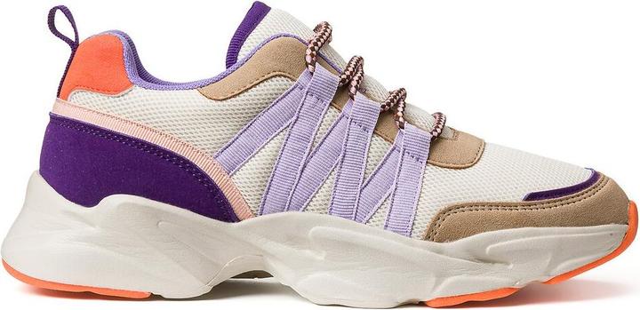 Actual product image La Redoute Collections Multicoloured sneakers with thick soles (37)