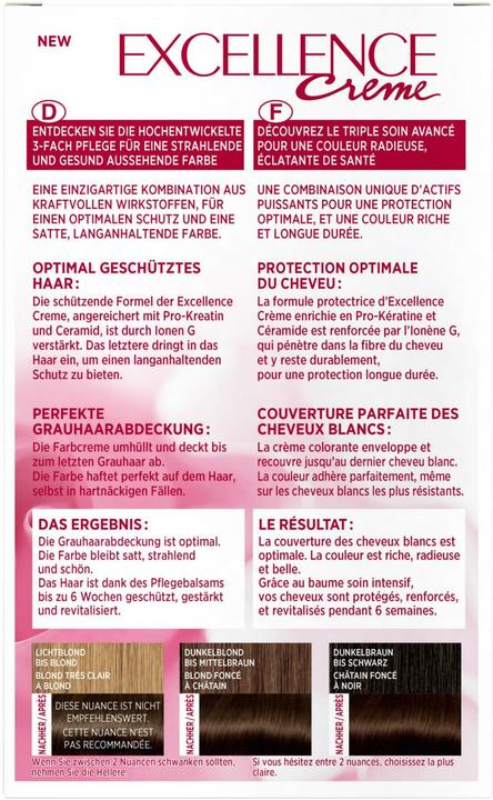 Image du produit L'Oréal Paris Excellence (4 brun moyen)