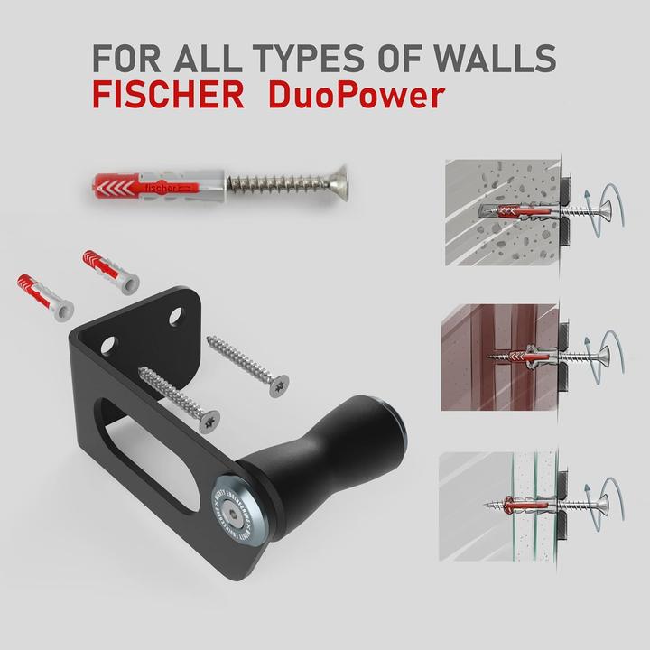 Image du produit Mighty Engineering Fahrrad Wandhalterung Vertikal für Rennrad & MTB