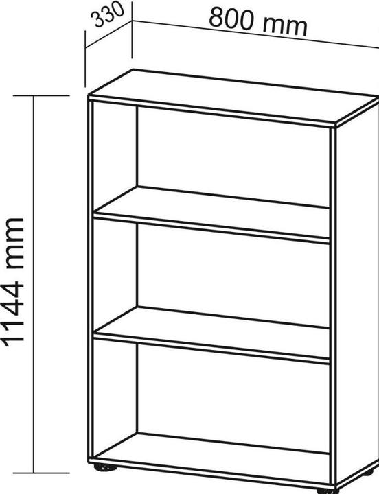 Produktbild Hammerbacher Basic (80 x 33 x 114.40 cm)