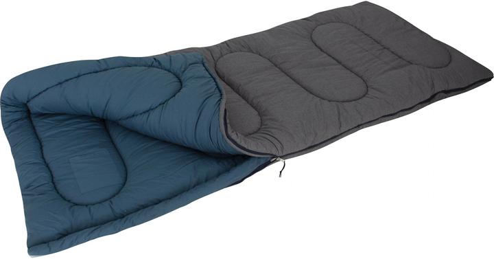 Produktbild Eurotrail Texel Deckenschlafsack Polyester, Grau/Blau (210 cm)