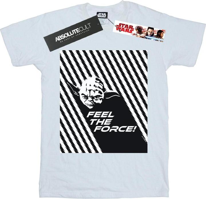 Actual product image Star Wars Boys Yoda Feel The Force T-Shirt (128)