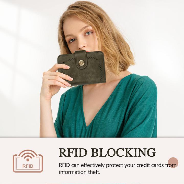 Produktbild Only-Bags.Store Brieftasche Grosse Kapazität PU-Leder Vintage Brieftasche