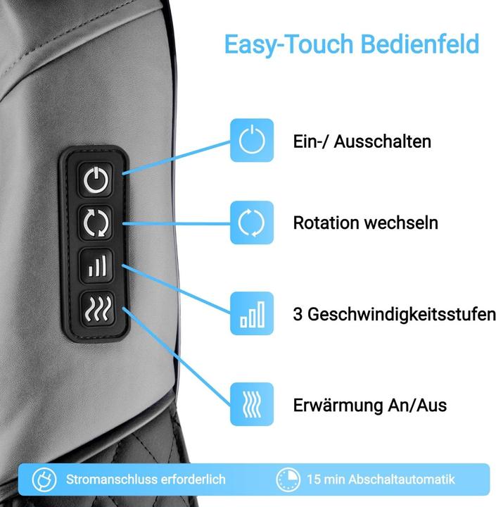 Produktbild Fitleap Nackenmassagegerät, Shiatsu Massagegerät für Muskelschmerzlinderung