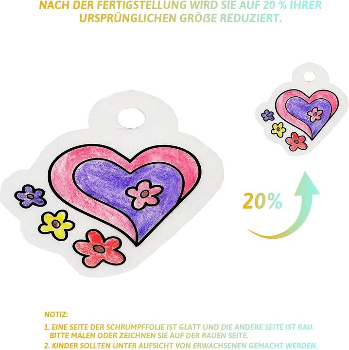 Immagine prodotto Sunanfbest Schrumpffolien Bastelset
