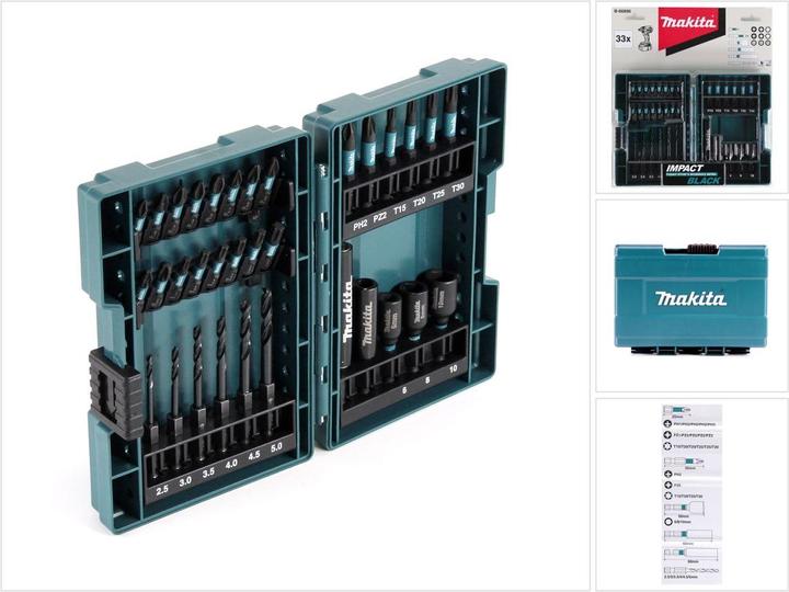 Actual product image Makita Drill bit set (3, 5, 4, 3,5, 2,5, 4,5)