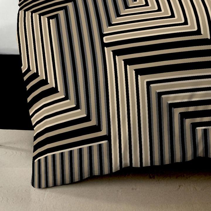 Produktbild Kaeppel Biber Bettwäsche Escape gold (Duvetbezug, 155x220 cm + 80x80 cm)