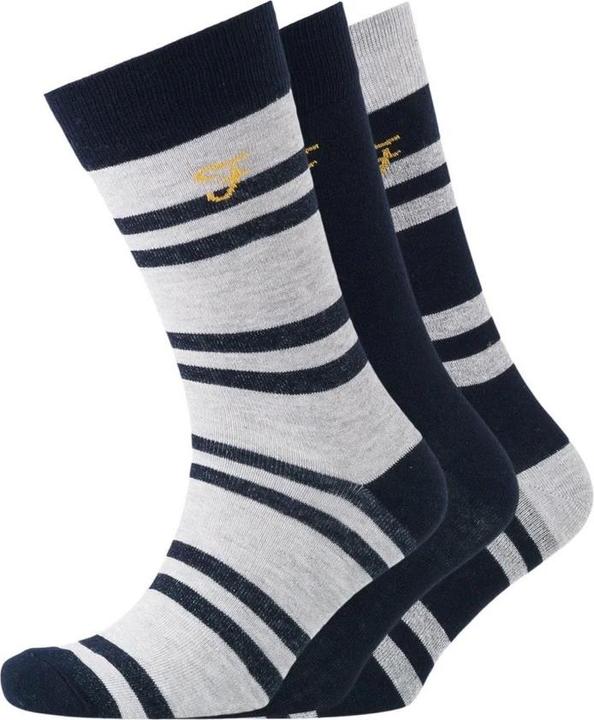 Actual product image Farah Mens Falton Striped Socks (Pack of 3) (pack of 3, One size)