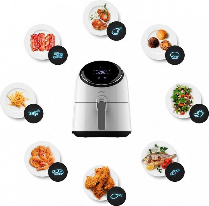 Produktbild Lauben 2500WT Heissluftfritteuse fettfrei