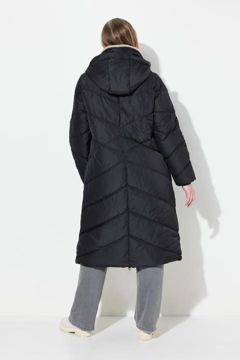Produktbild Laurasøn Steppmantel, abknöpfbare Kapuze, Stehkragen, 2-Wege-Zipper (XL)