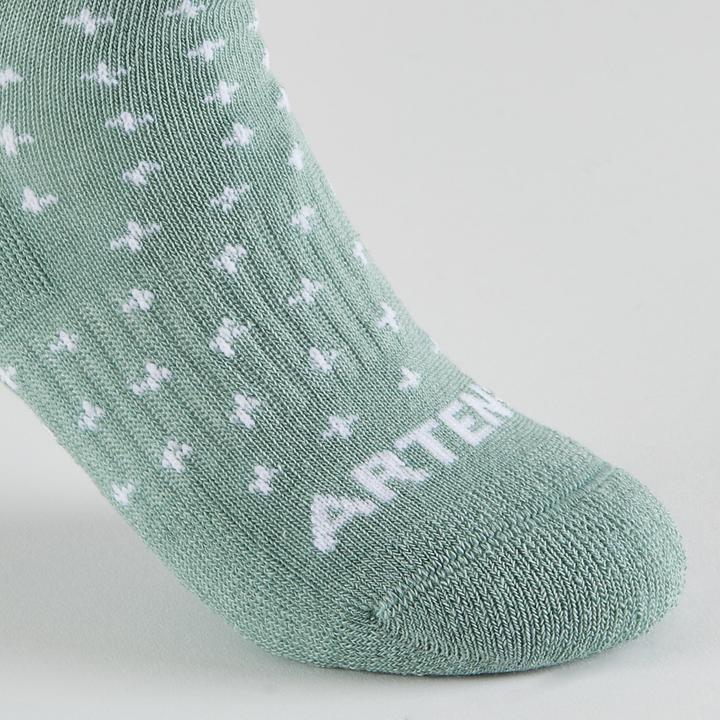 Produktbild Artengo Kinder Tennissocken High 4er-Pack - RS 300 grau/grün (4er Pack, 35 - 38)
