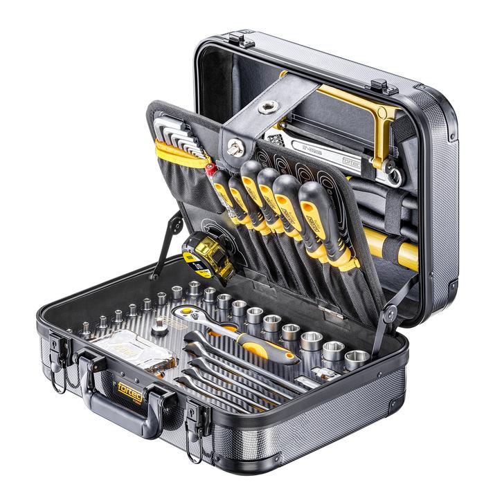 Actual product image Fortec ® Tool case ABS CARBON MINI, 126-pcs. (126 pieces)