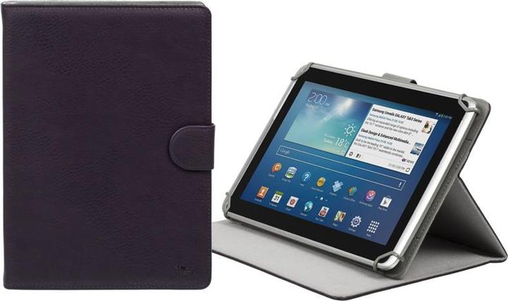 Actual product image Rivacase 3017 violet tablet case 10.1 (Galaxy Note 10.1, Acer Iconia Tab 10.1, Asus Transformer Pad, Lenovo IdeaTab 10.1)