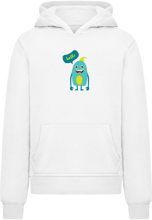 Immagine prodotto Merchcode Kids Monster Hello - Basic Hoody - 184947 (158)