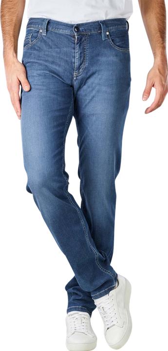 Image du produit Alberto Super Stretch Light Tencel Pipe Jeans Slim Fit Navy