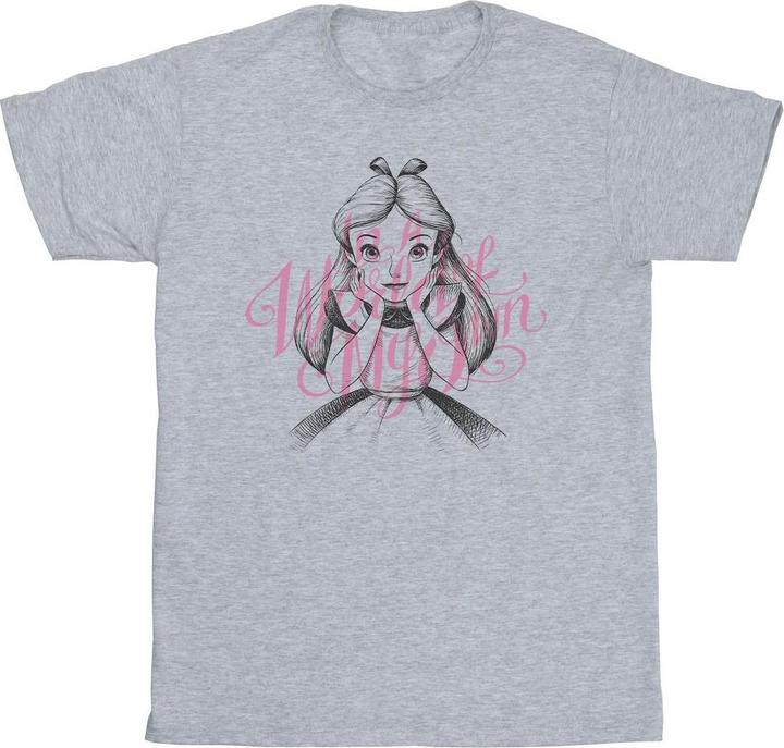 Actual product image Disney Mens Alice In Wonderland In A World Of My Own T-Shirt (5XL)