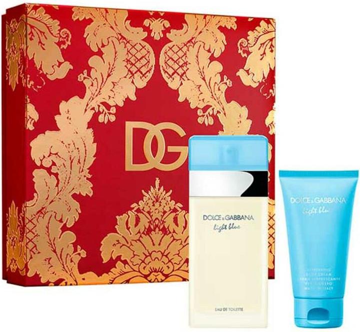 Produktbild Dolce & Gabbana Light Blue for Women 2 Pc Gift Set 3.3oz EDT Spray 1.7oz Body Cream Fresh 5.0 Ounce (Parfum set)