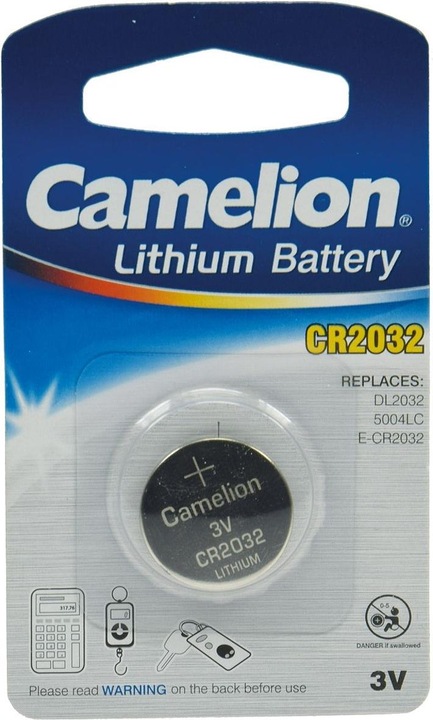 Camelion CR2032 Lithium 3V (1 Stk., CR2032, 220 mAh)