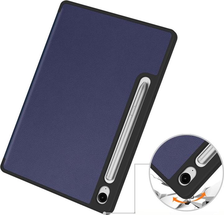 Immagine prodotto Cover-Discount Galaxy Tab S9 / S9 FE - Custodia intelligente in silicone blu scuro (Samsung Galaxy Tab S10 FE)