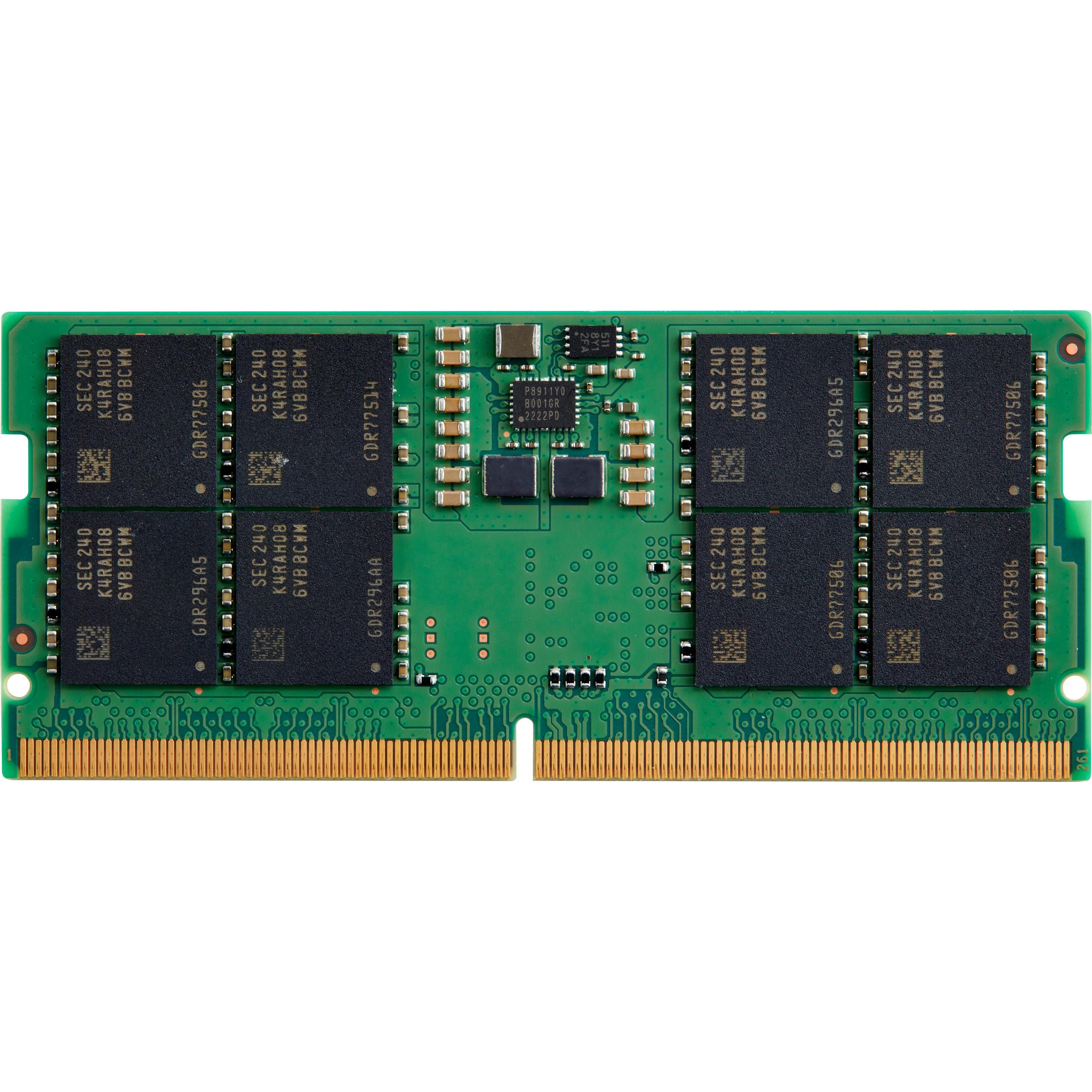 HP 16GB 1x16GB DDR5 5600 SODIMM Mem - 16 GB (1 x 16GB, 5600 MHz, DDR5-RAM, SO-DIMM), RAM
