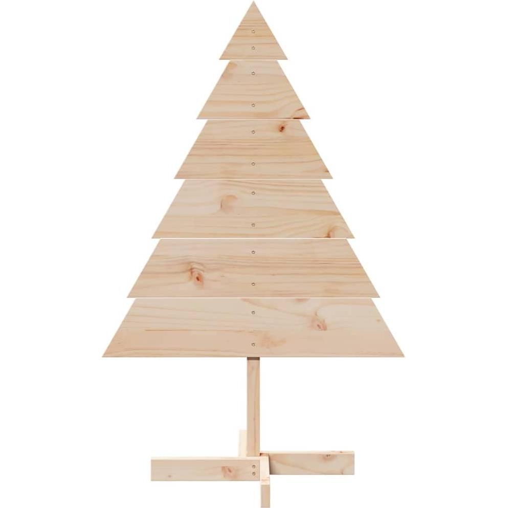 Thumbnail - VidaXL, Weihnachtsdeko, Weihnachtsbaum zum Schmücken Christbaum Weihnachtsdeko 110cm Massivholz