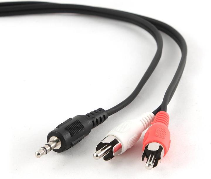 Produktbild Gembird 2xRCA, M/M Audio-Kabel (1.50 m, 3.5mm Klinke (AUX), Cinch)