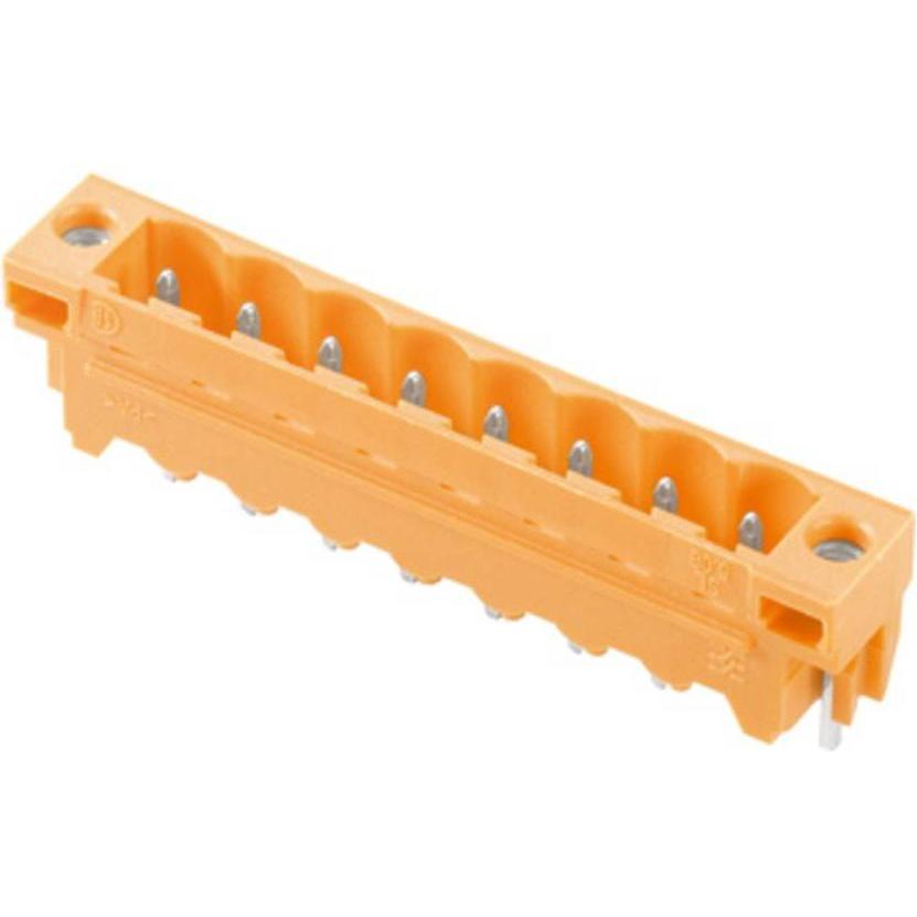 Weidmüller Stiftgehäuse-Platine BL/SL 5.08 Polzahl Gesamt 8 Rastermass: 5.08 mm 1, Cavo + Spina elettrica, Arancia