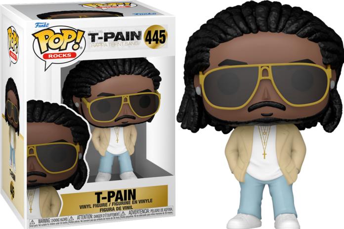 Actual product image Funko T-Pain POP! Rocks Vinyl Figur T-Pain (Rappa Ternt Sanga) 9 cm