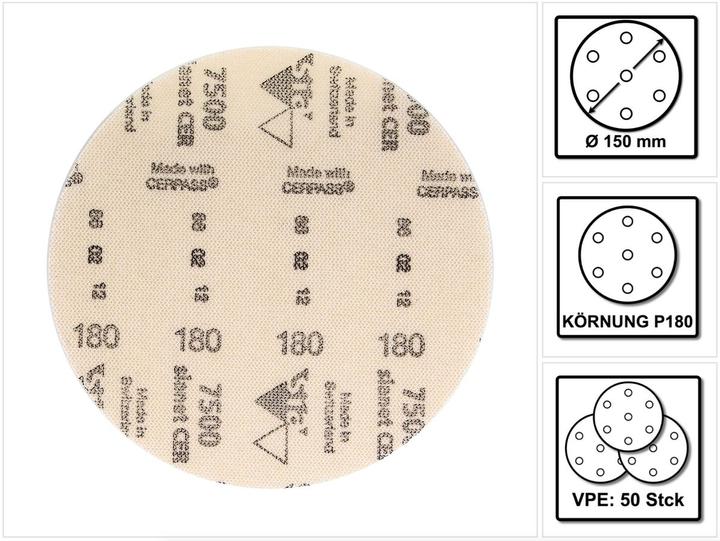 Productafbeelding SIA Mesh slijpschijven 7500 sianet CER met keramische korrel en (P180)