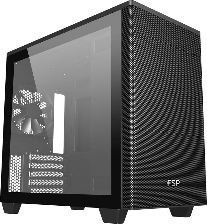 Actual product image Fortron FSP Geh Mini CST360 B Micro-ATX/Mini-ITX o.N. Black retail (mATX, Mini-ITX)