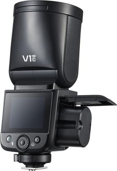 Produktbild Godox V1mid C - Round head flash with battery for Canon (Aufsteckblitz, Canon)