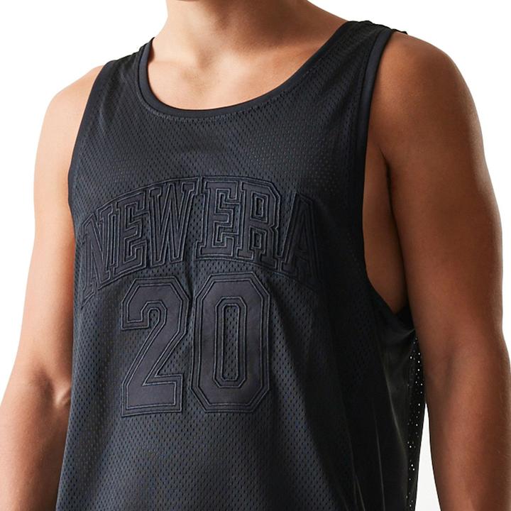 Image du produit New Era Poly Mesh Tank Top - BRAND LOGO noir (XXL)