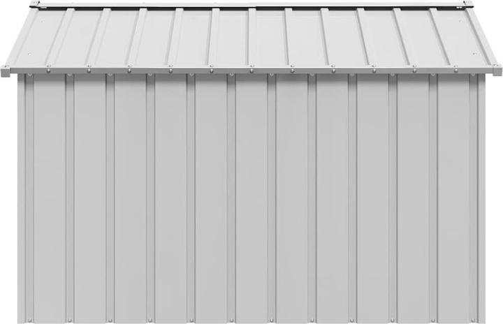 Actual product image vidaXL Dog kennel with roof 113x153x101 cm Galvanised steel (Dog house)