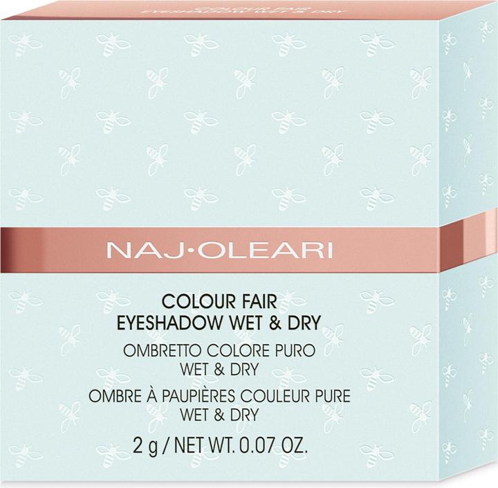 Actual product image Naj Oleari Colour Fair Eyeshadow Wet&Dry 01 pearly snow 2g (pearly snow)