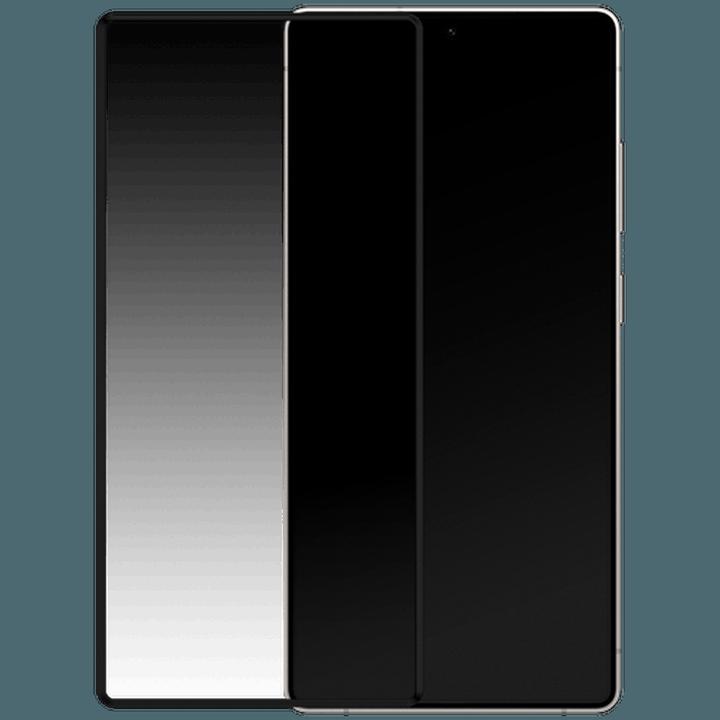 Actual product image Mobilize Black frame glass (1 Piece, Samsung Galaxy S25 Ultra)
