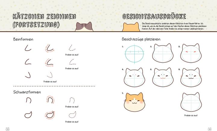 Produktbild Kawaii 75 süsse Katzen zeichnen - Schritt für Schritt