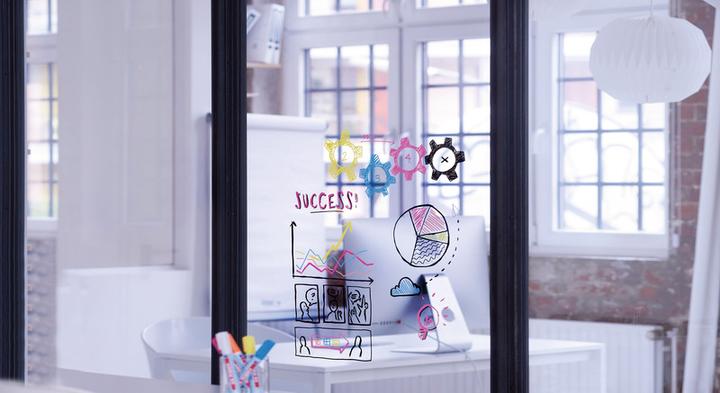 Immagine prodotto Edding Set di pennarelli per lavagne di vetro (Bianco, Blu chiaro, Pink, Giallo, 3 mm, 4 x)