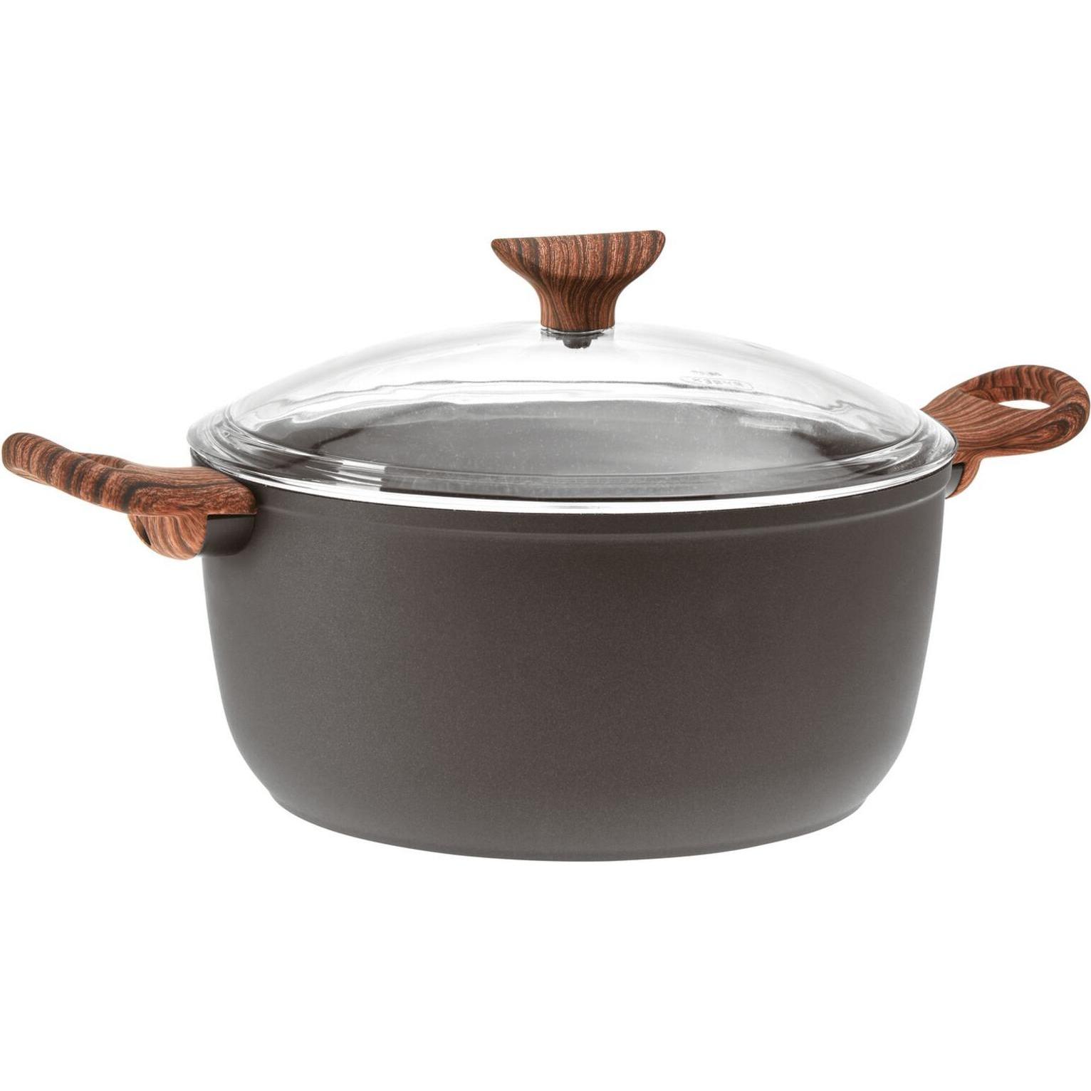 Sambonet RockNRose Fleischtopf 24cm, Pfanne + Kochtopf, Schwarz