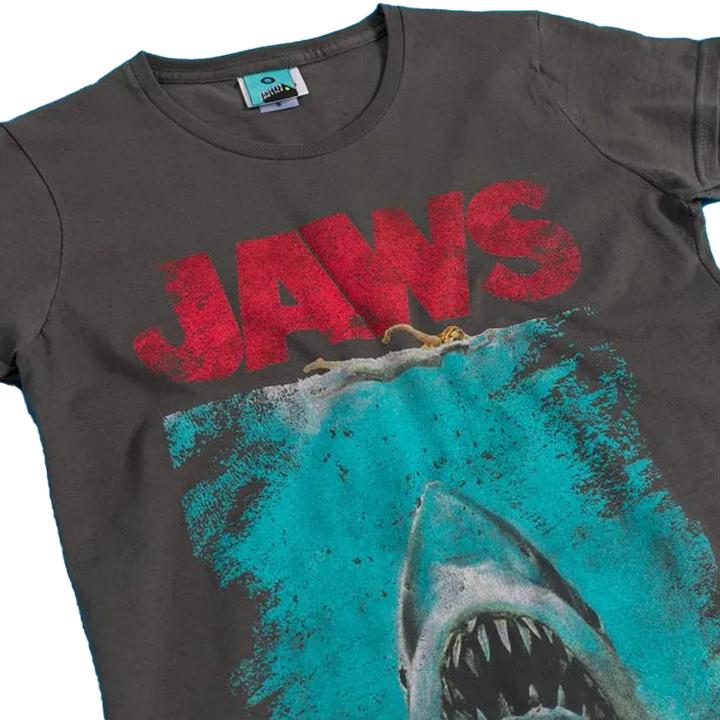 Produktbild JAWS TShirt UsedLook Anliegend (M)