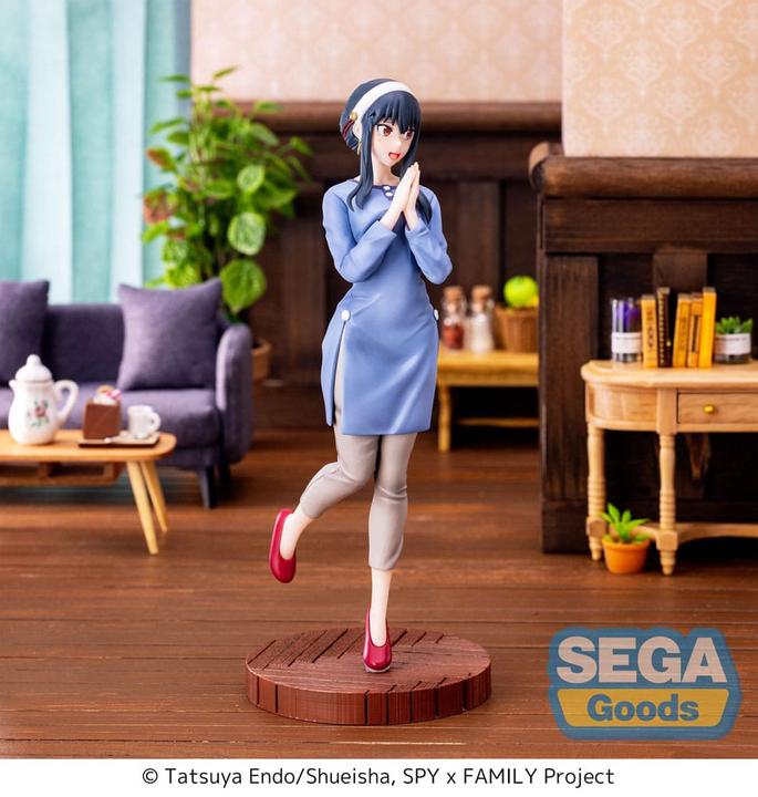 Actual product image Sega Goods Spy x Family Luminasta PVC Statue Yor Forger Season 1 Cours 2 ED Coordination Ver. 15 cm