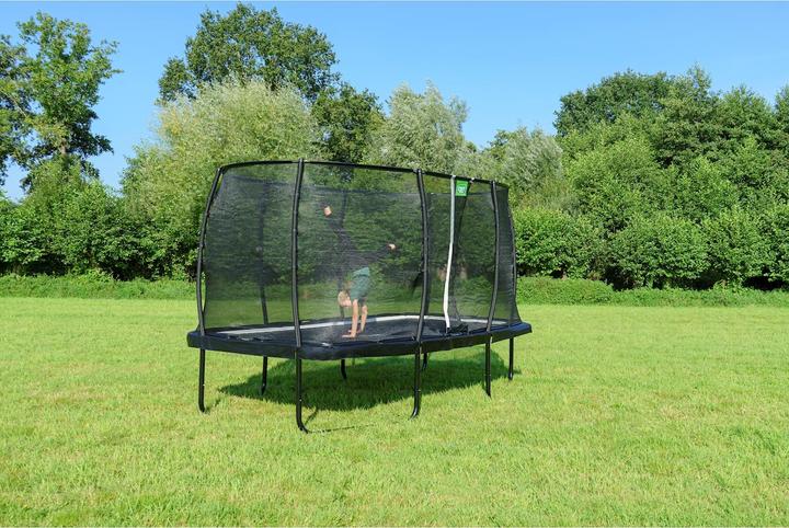Produktbild Exit Allure Classic Trampolin 214x366cm - schwarz (382 cm)