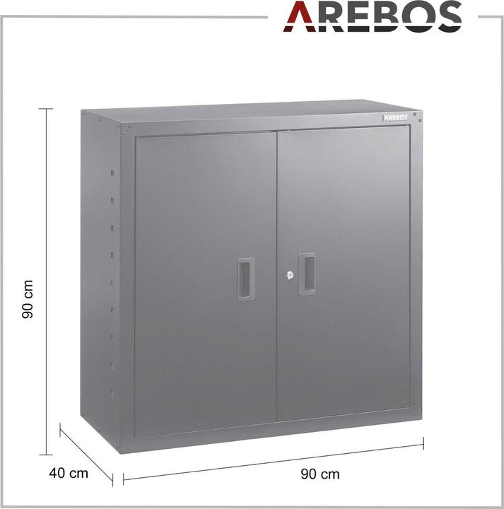 Image du produit Arebos Aktenschrank (90 x 90 x 40 cm)