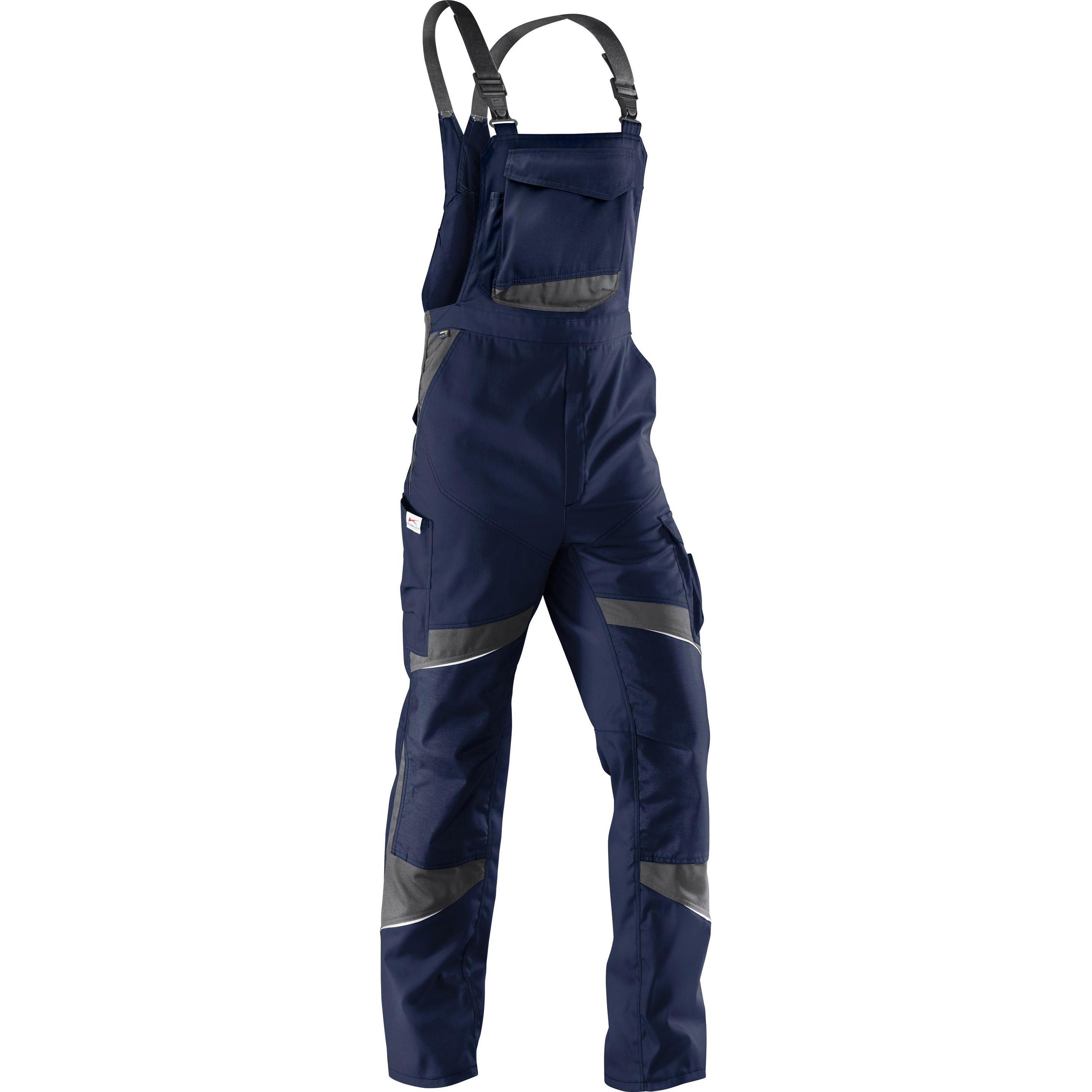 Kübler, Arbeitshose, ActiviQ Latzhose 3250 dunkelblau/anthrazit Grösse 30 (30)